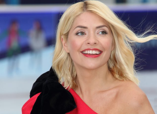 Holly Willoughby at the Dancing On Ice Launch Showcase at the Natural History Museum Ice Rink, Kensington, London