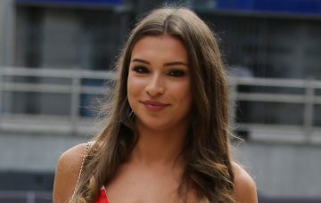 Zara McDermott outside ITV Studios