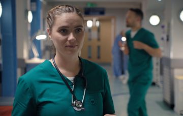 Chelsea Halfpenny as Alicia Munroe in Casualty