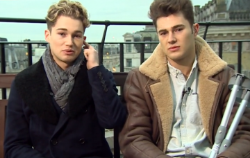 AJ and Curtis Pritchard Credit: BBC