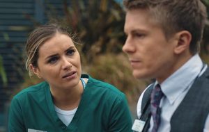 Chelsea Halfpenny as Alicia in Casualty