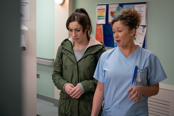 Shona visits Clayton in Coronation Street 