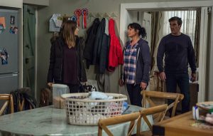 Debbie realises Moira also knew the truth about Joe