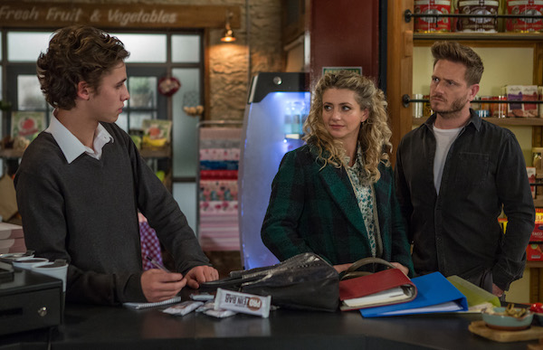 David, Jacob and Maya Emmerdale 