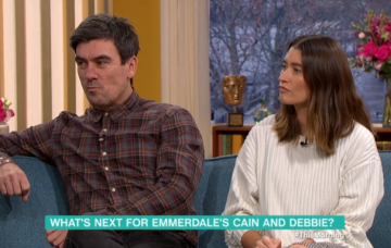 Emmerdale Jeff Hordley and Charley Webb on This Morning Credit: ITV
