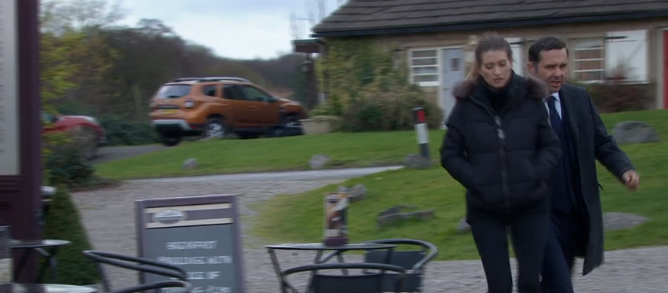 The car in the village Credit: ITV Emmerdale