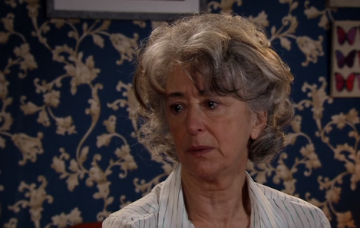 Evelyn emotional Credit: ITV