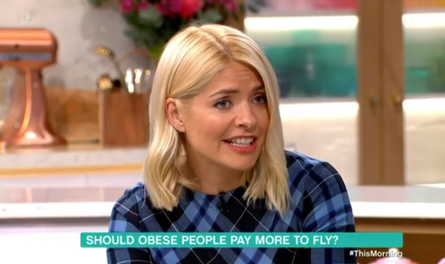 Holly this morning Credit: ITV