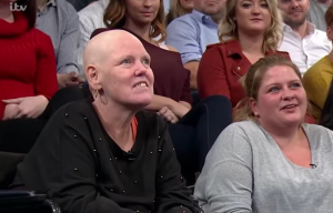 Elizabeth and her daughter in the audience