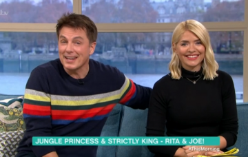 John Barrowman Holly Willoughby This Morning Credit: BBC