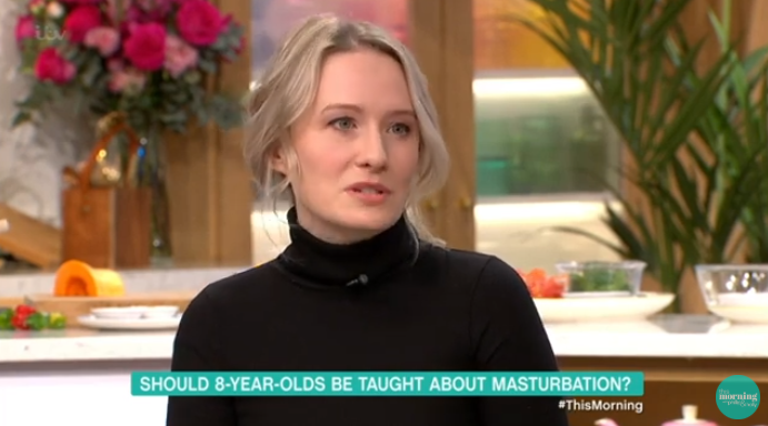 Kate has done a lot of research into pornography (Credit: ITV)