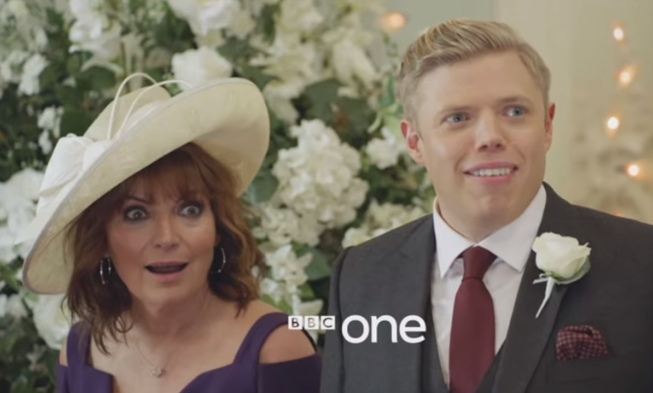Lorraine Kelly Rob Beckett Wedding Day Winners Credit: BBC/YouTube