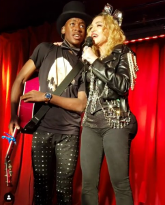Madonna sings with her son at Stonewall Inn