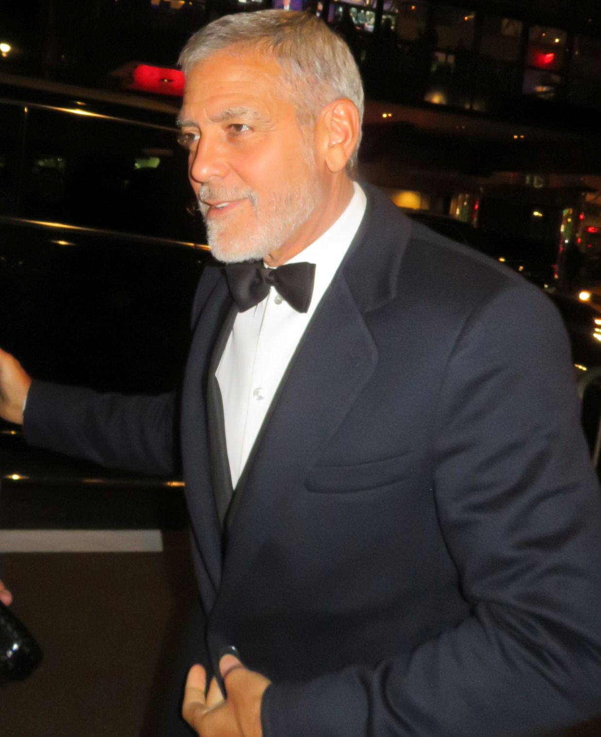 George Clooney on the red carpet