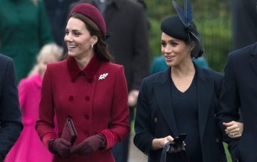 The Royal Family Attend Church On Christmas Day