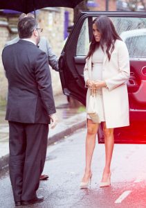 Meghan seemed to love her dress