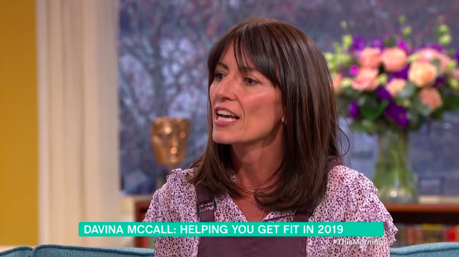 Davina McCall on This Morning