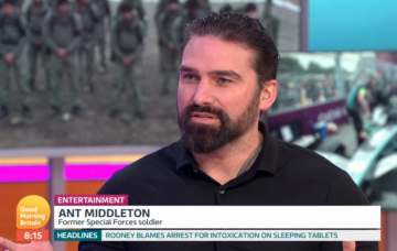 SAS Ant Middleton Piers Morgan (Credit: GMB)