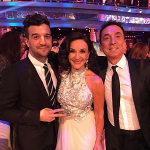 Shirley Ballas with son Mark and Strictly co-star Bruno Tonioli (Credit: Instagram @shirleyballas)