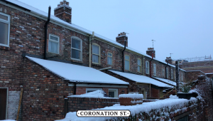Coronation Street snow