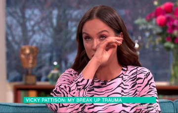 Vicky Pattinson This Morning tears
