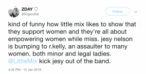 Jesy Nelson Twitter