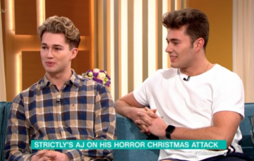 AJ Pritchard and brother Curtis on This Morning