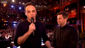 Ant McPartlin and Dec Donnelly at the NTAs