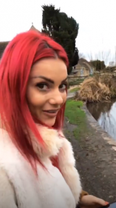 Dianne Buswell on Joe Sugg's Instagram