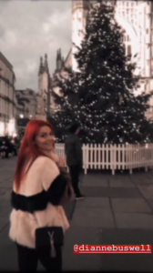 Dianne Buswell and Joe Sugg on his Insta