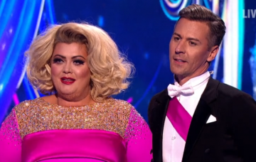 Gemma collins and Matt Evers on Dancing On Ice