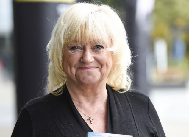 Judy Finnigan at BBC Breakfast in Manchester, England