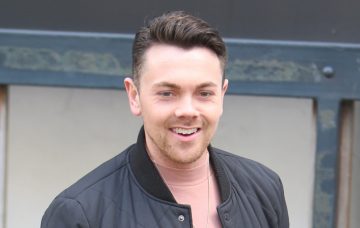Ray Quinn outside ITV Studios today
