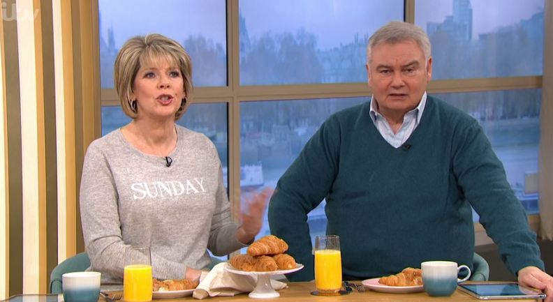 Ruth Langsford and Eamonn Holmes on This Morning on Sunday