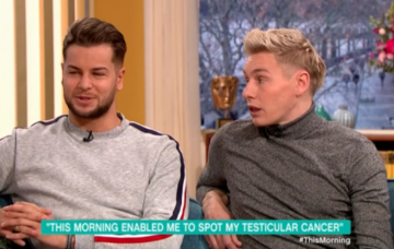 Chris Hughes and brother Ben on This Morning