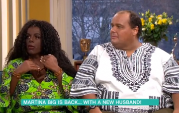 Martina Big and husband Michael on This Morning