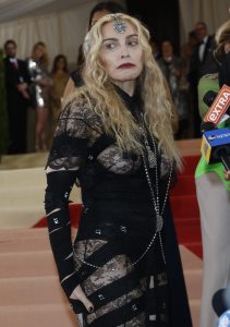 Madonna at the 2016 Met Gala in New York