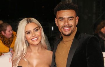 Megan Barton Hanson and Wes Nelson at The National Television Awards 2019