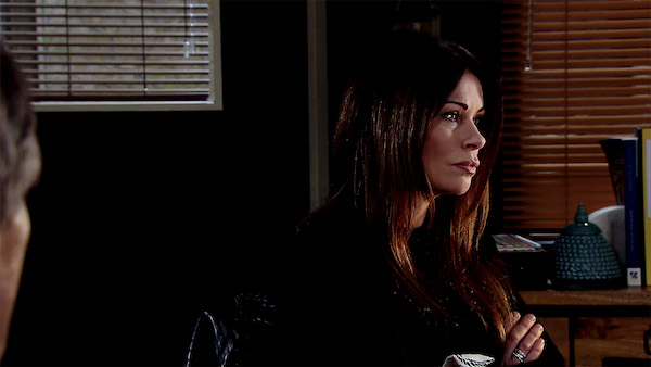 Carla and Roy argue in Coronation Street 