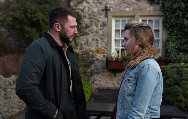 Leon turns up in Emmerdale 