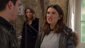 Charley plays Debbie in Emmerdale 