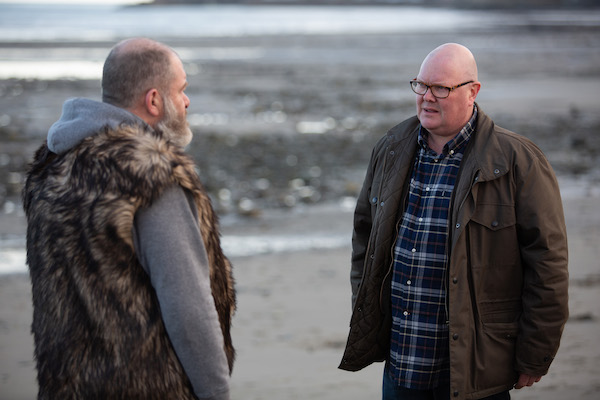 Paddy and Bear Wolf in Emmerdale 