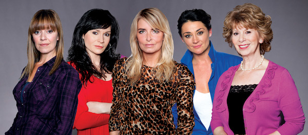 Rhona, Chas, Charity, Moira, Diane