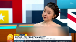 Brexit protester Victoria Bateman on GMB