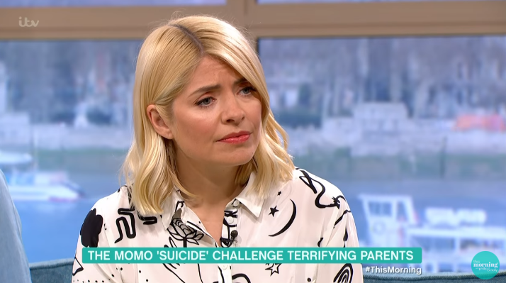 Holly Momo challenge Credit: ITV
