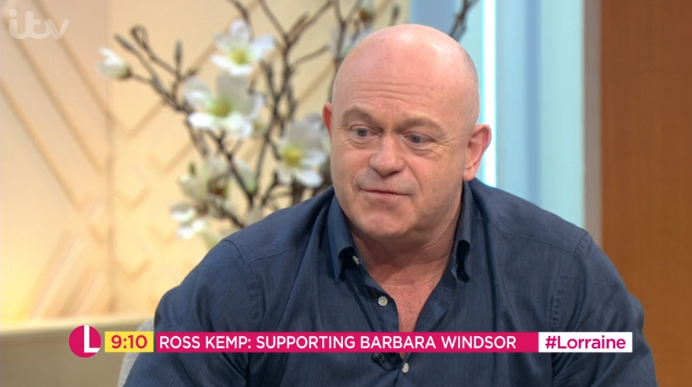 Ross Kemp on Lorraine Credit: ITV