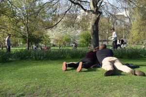 Couple in the park