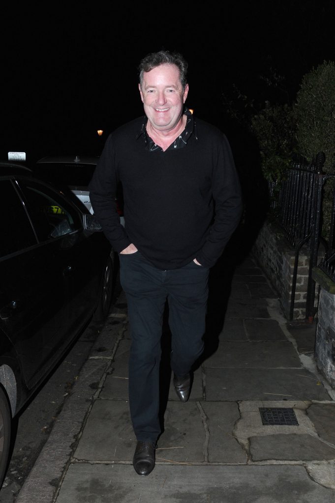 Celebrities Attend Piers Morgan Christmas Party In Kensington  Pictured: Piers Morgan Ref: SPL5051105 211218 NON-EXCLUSIVE Picture by: SplashNews.com  Splash News and Pictures Los Angeles: 310-821-2666 New York: 212-619-2666 London: 0207 644 7656 Milan: 02 4399 8577 photodesk@splashnews.com  World Rights
