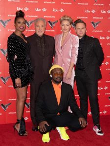 Emma with The Voice coaches