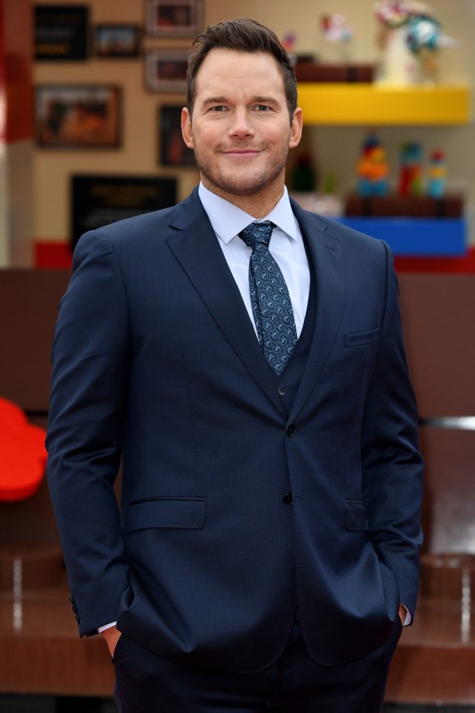 Chris Pratt and Tiffany Haddish at a pop up Lego Coffee shop on London's Southbank.